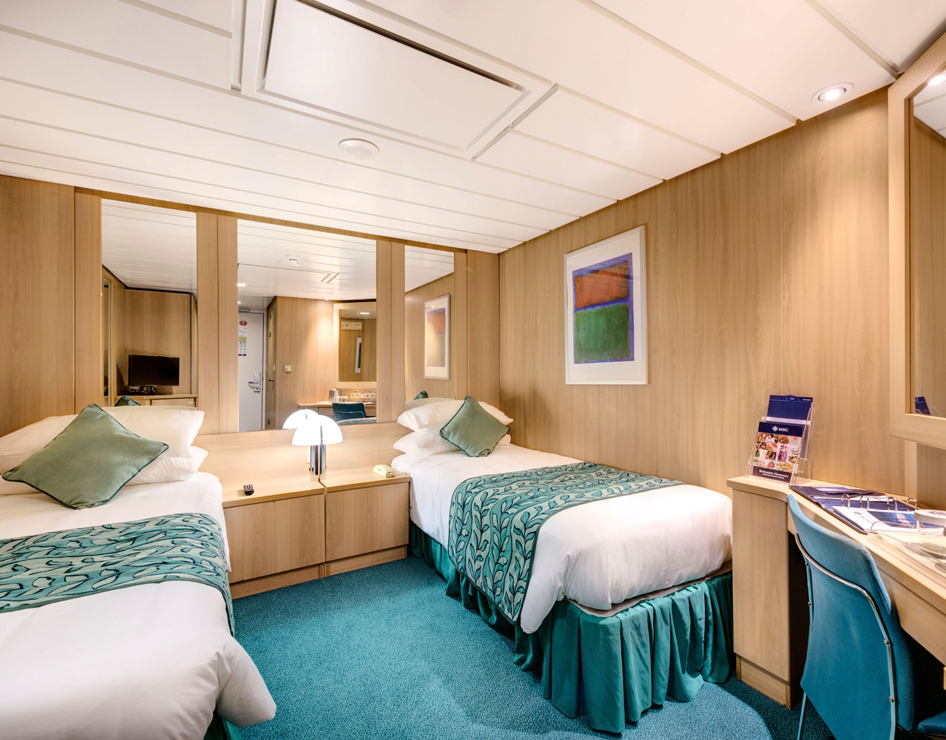 Inside IM1 cabin