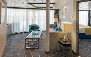 AquaTheater Suite with Balcony cabin