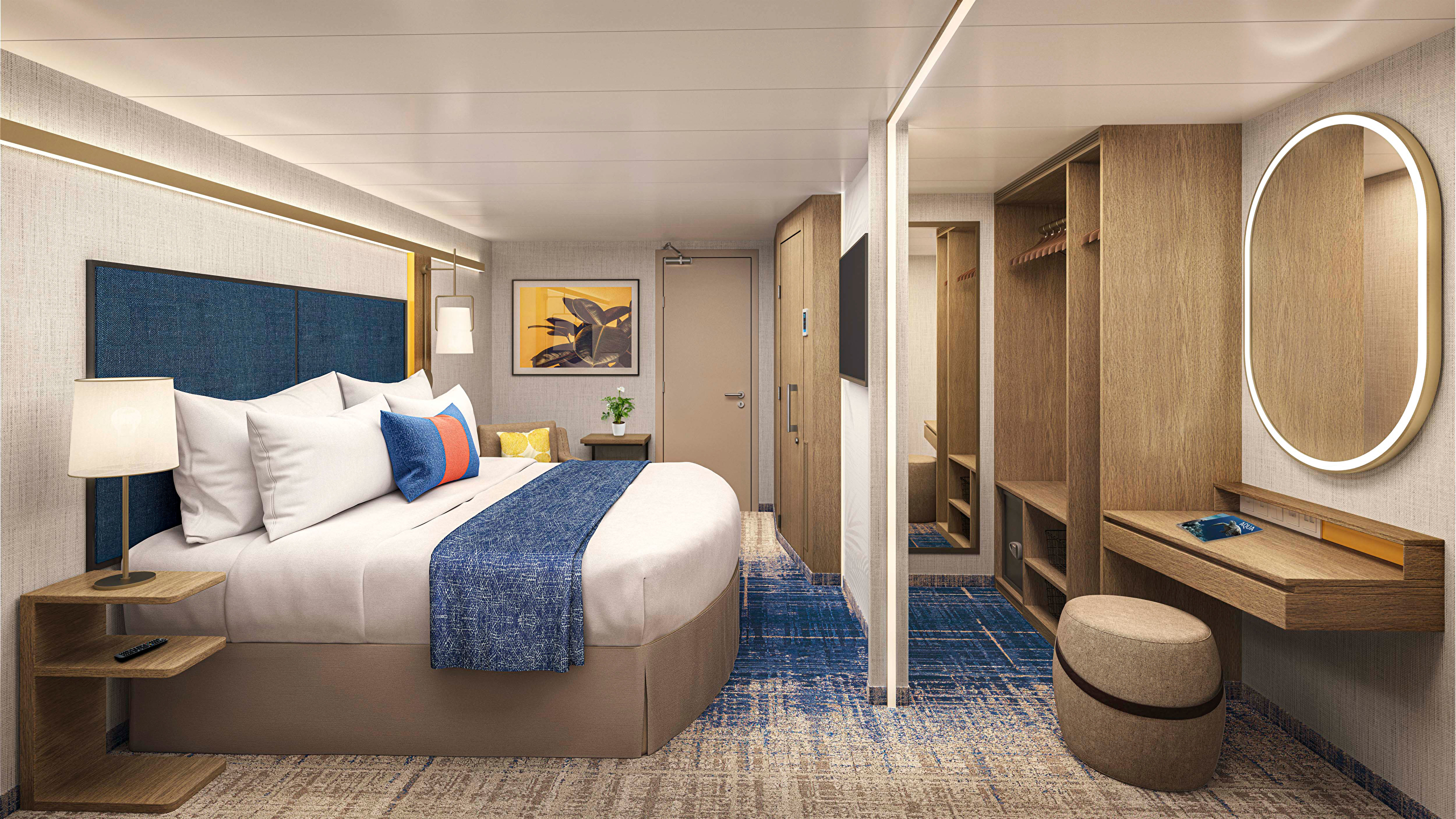 Inside Q2 cabin