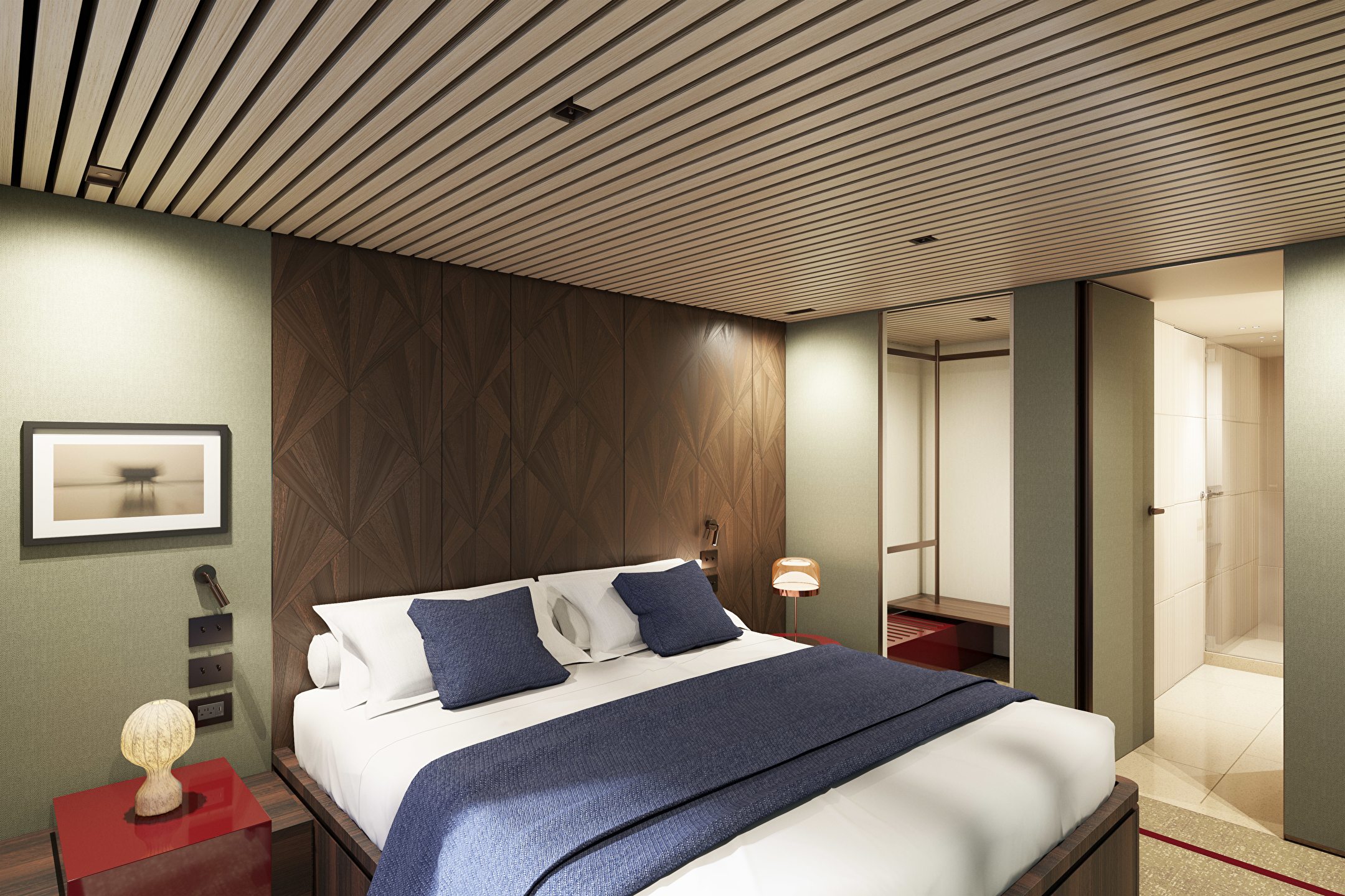 Aft-facing Balcony cabin