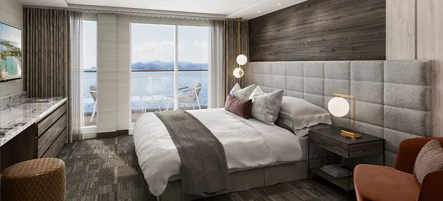 Spa Club Balcony Suite cabin