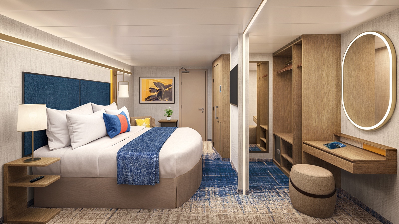 Inside Q2 cabin