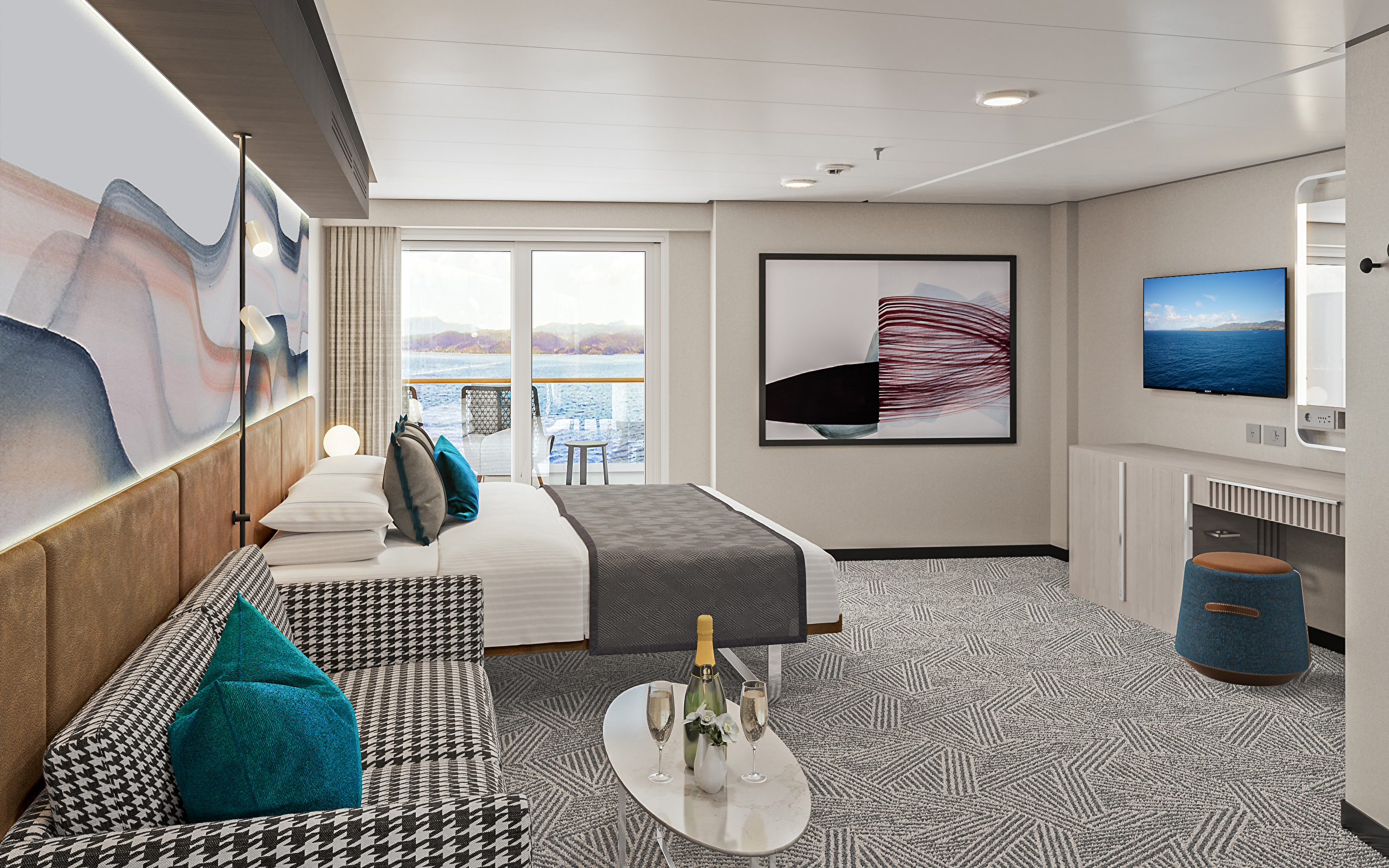 Club Balcony Suite cabin