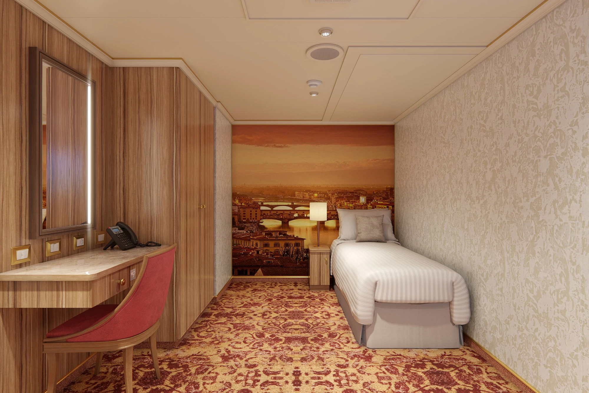 Inside 1A cabin
