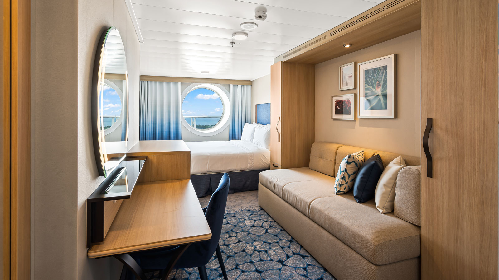 Outside/Oceanview 1K cabin