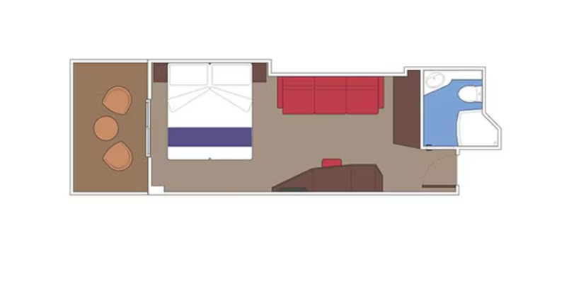 Balcony BR2 cabin