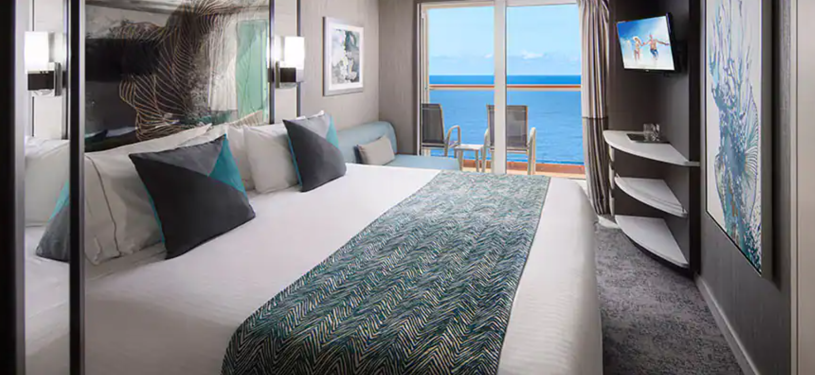 Aft-Facing Balcony cabin