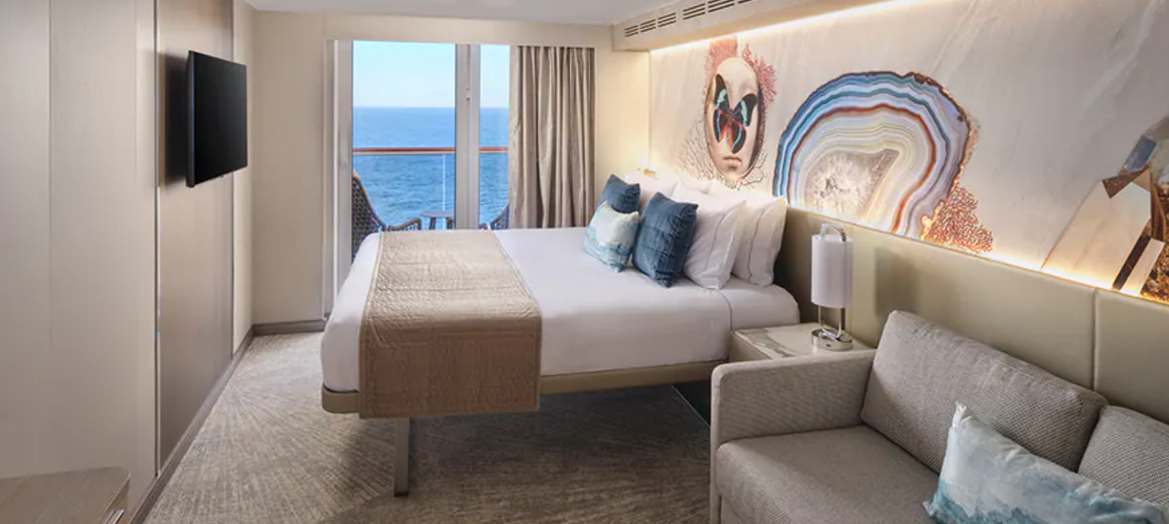 Aft-facing Balcony cabin