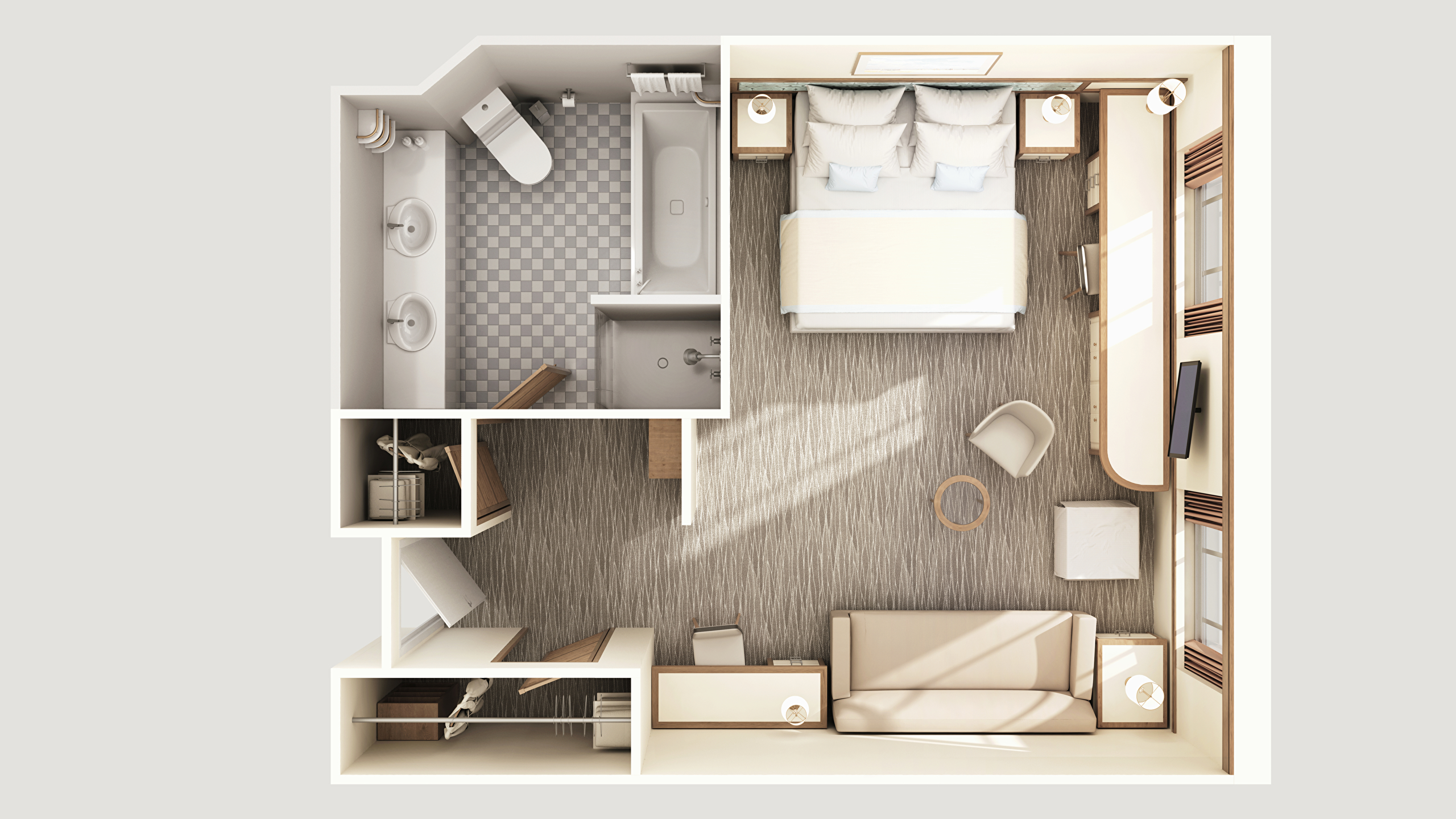 Byron Family Ocean View Suite cabin