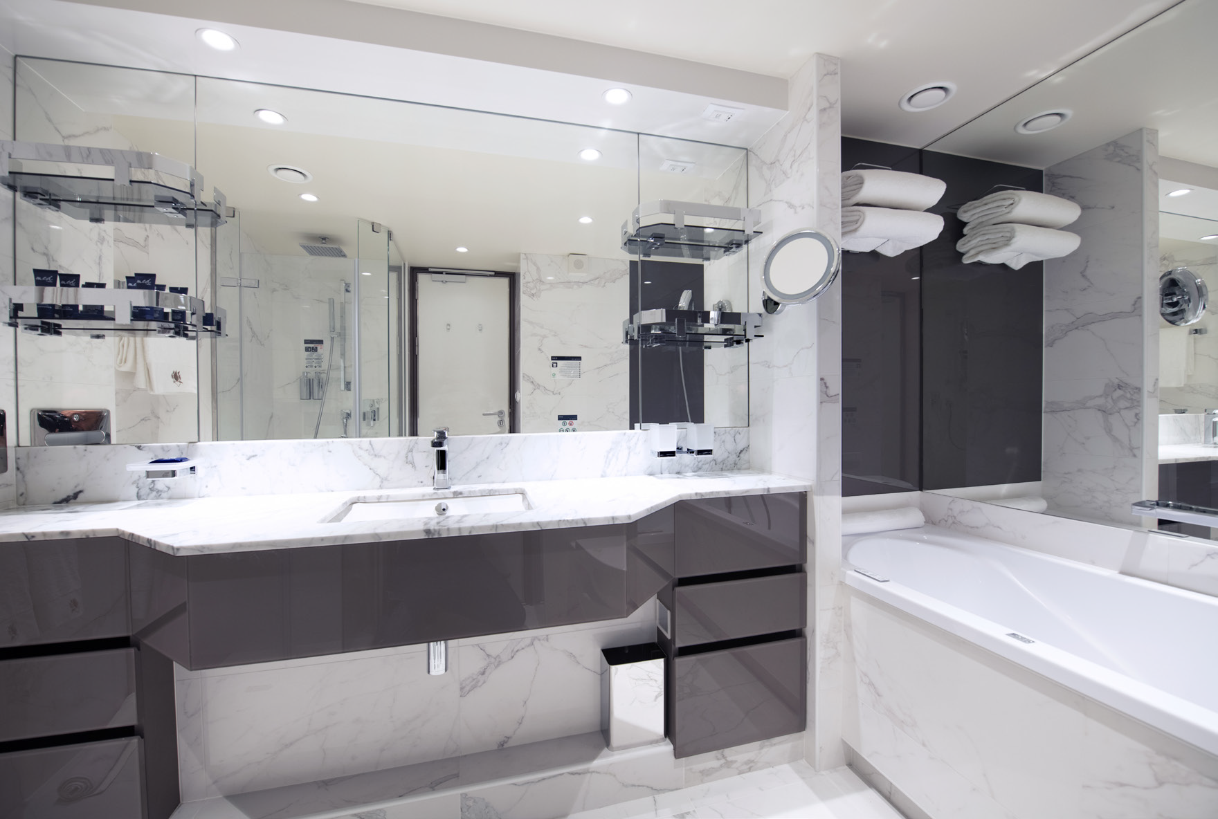 MSC Yacht Club Executive and Family suite with balcony cabin