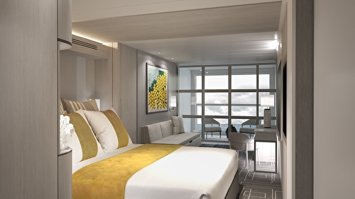 Edge Single Stateroom with Infinite Veranda