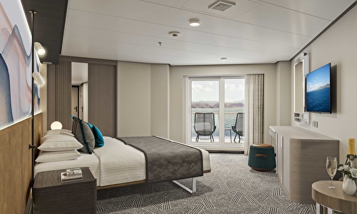 Aft-Facing Suite With Large Balcony