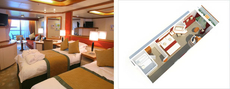 Superior Deluxe Balcony Stateroom (CC) Superior Deluxe Balcony Stateroom (CC)