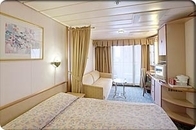 Deluxe Ocean View Stateroom with Balcony (E1) Deluxe Ocean View Stateroom with Balcony (E1)