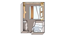 French Balcony Stateroom (D)