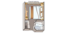 French Balcony Stateroom