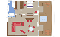 MSC Yacht Club Owner's Suite with Whirlpool Bath