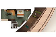 Havana Cabana Corner Suite Floor Plan Havana Cabana Corner Suite Floor Plan