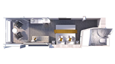 Edge Stateroom w/ Infinite Veranda