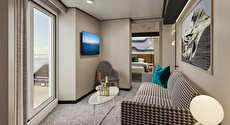 Forward-Facing Suite With Master Bedroom & Large Balcony