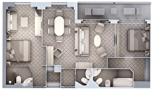 Owner's 1 Suite floor plan