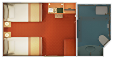 Guaranteed Inside Cabin Floor Plan Guaranteed Inside Cabin Floor Plan