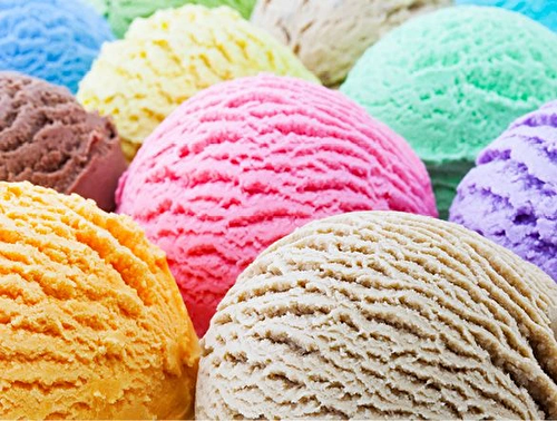 Gelato presentation and tasting