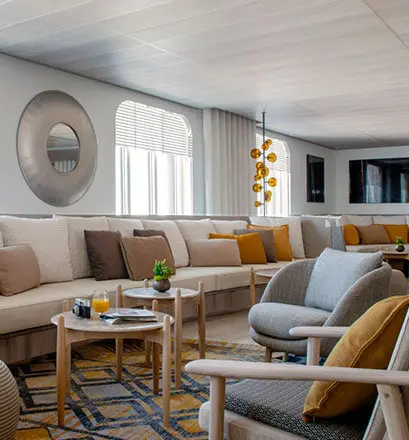 The main lounge