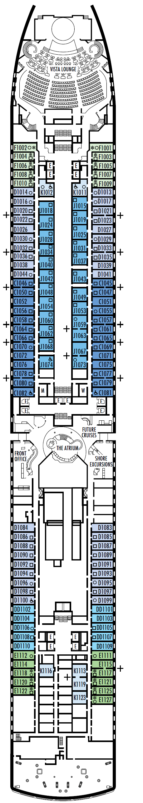 Westerdam Deck Plans Diagrams Pictures Video