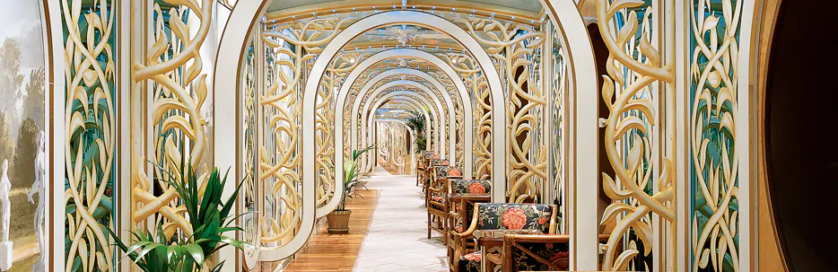 Gatsby's Garden Interior Promenade