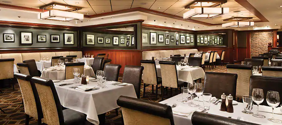 Enjoy choice cuts at Cagney's Steakhouse