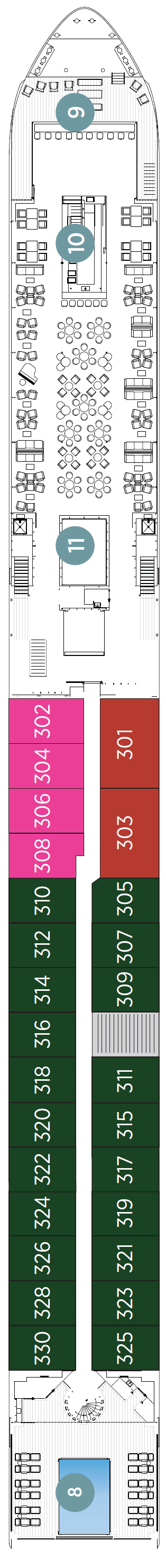 Deck Horizon Deck plan for Emerald Liberte