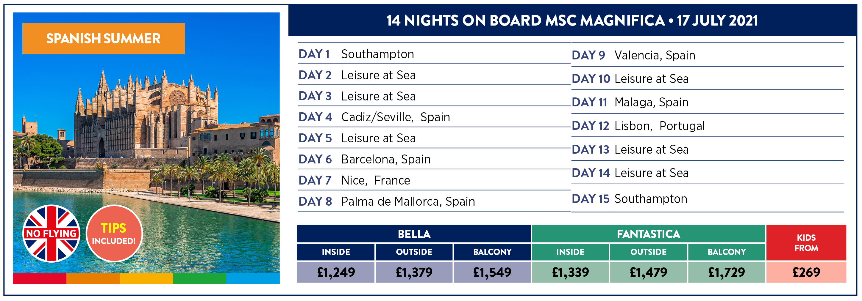 MSC Southampton Cruise Deals for 2021 and 2022 | Cruise Club UK