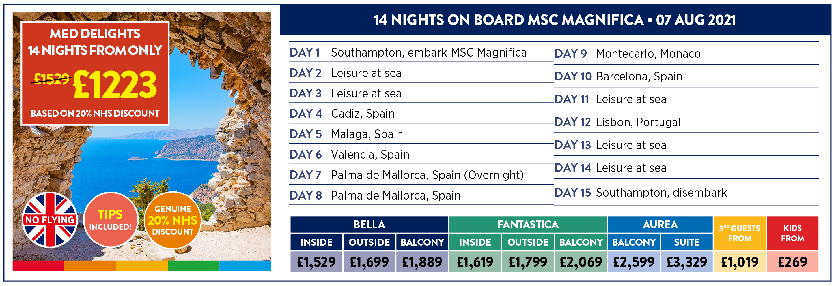 Exclusive Discounts for NHS & Essential Workers | Cruise Club UK