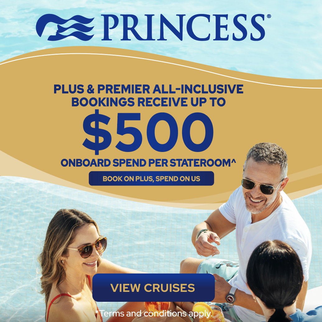 do princess cruises include flights from uk