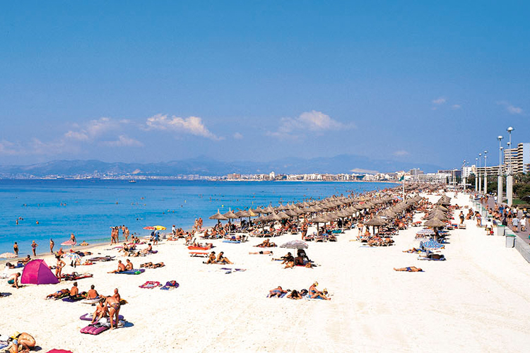 Playa De Palma On The Beach