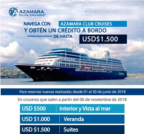 Oferta Azamara Cruises Oferta Azamara Cruises