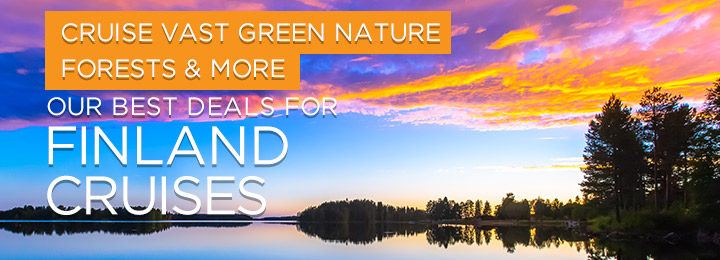 Cruise vast green nature forests & more our best deals for Finland cruises