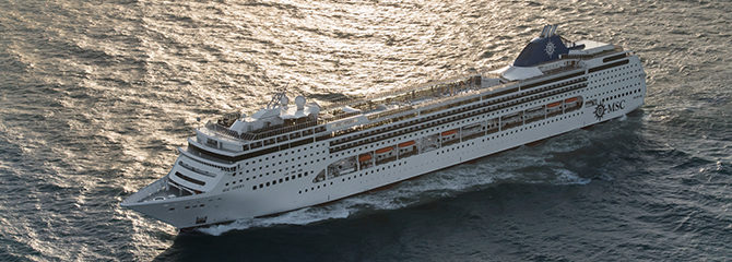 Cruise ship deck 