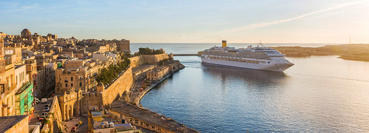 Cruise Ship in Malta Port 