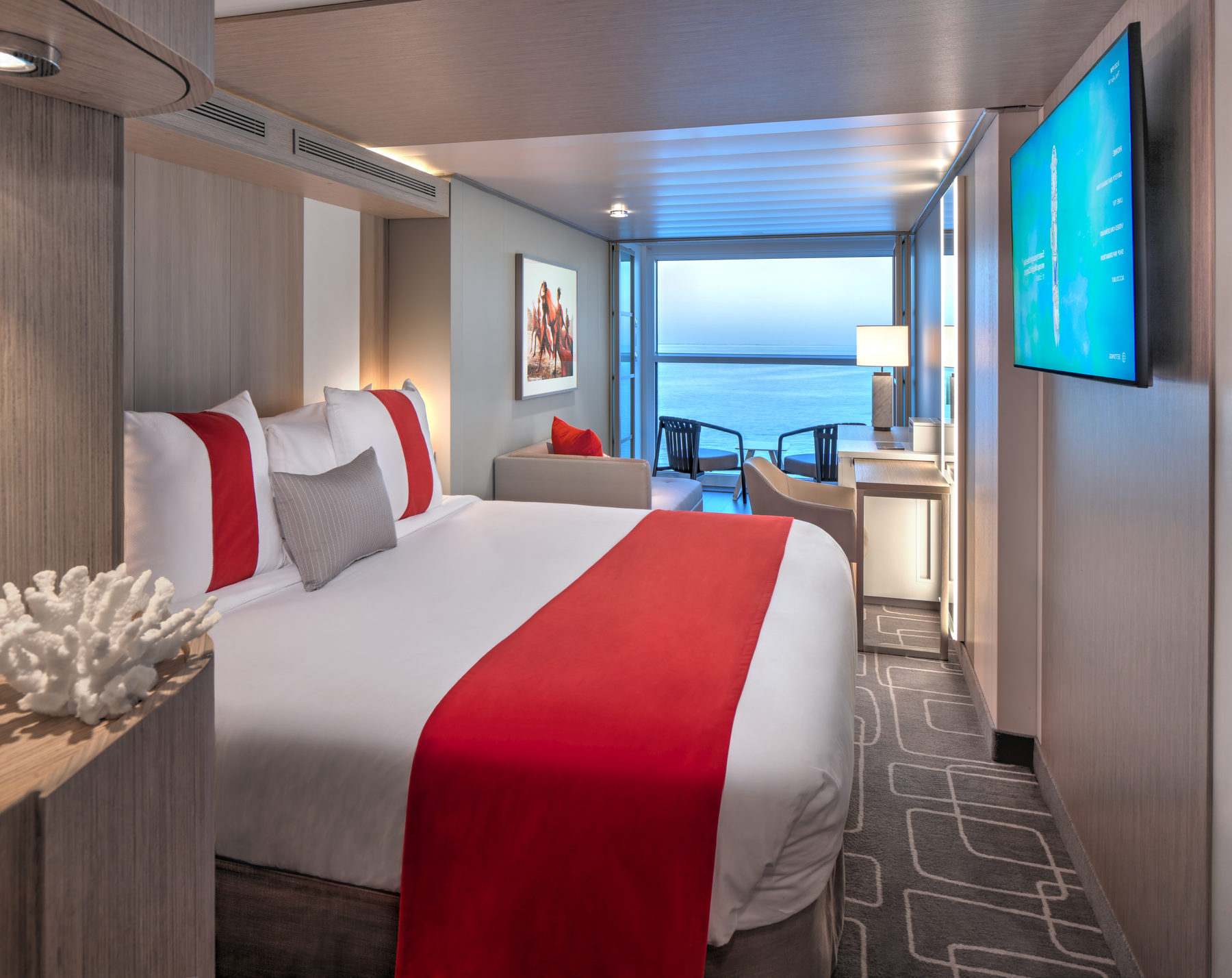 Cruceros Celebrity Cruises, Habitación con balcón