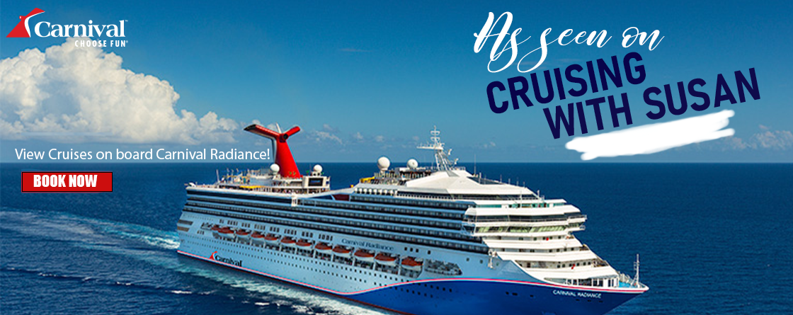 Carnival Cruises As seen on Cruising with Susan