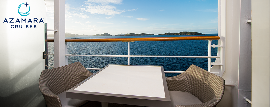 Azamara Cruises club veranda balcony