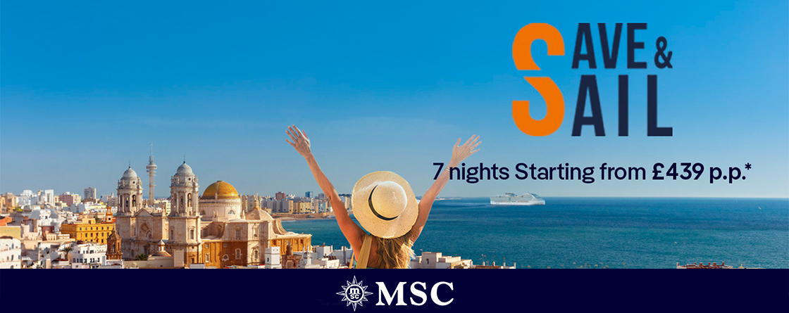 MSC Cruises Save and Sail April 2024
