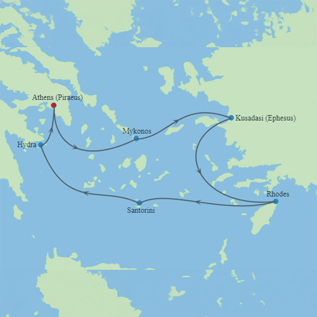 Mapa Lo Mejor de Grecia