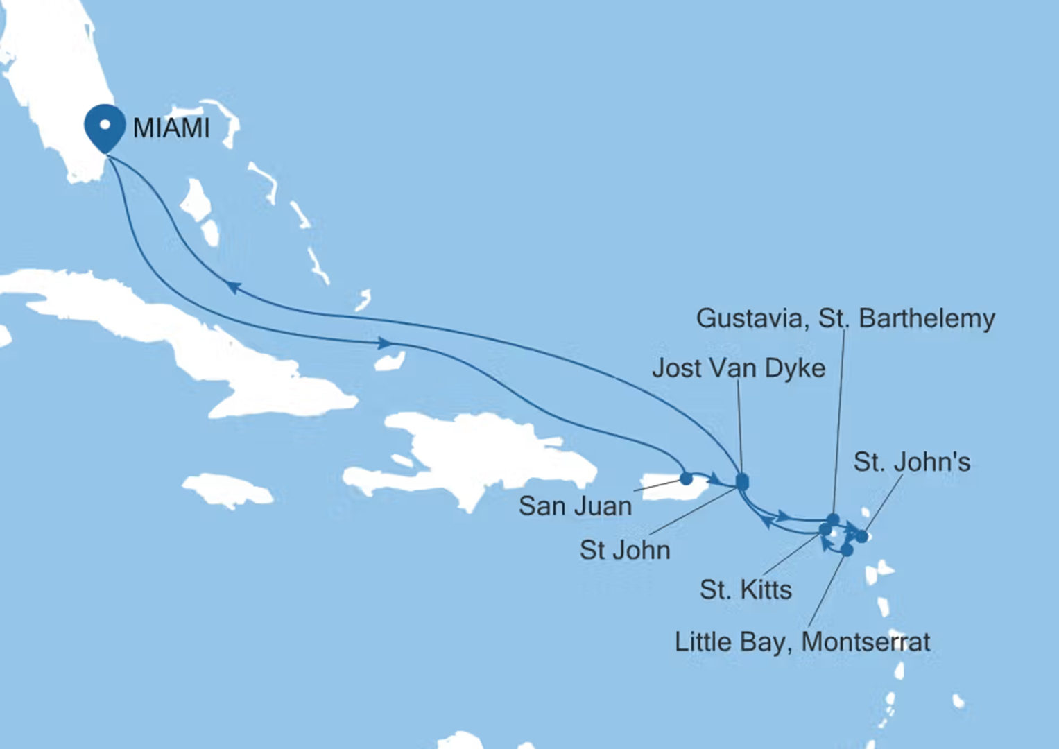 Mapa Caribe